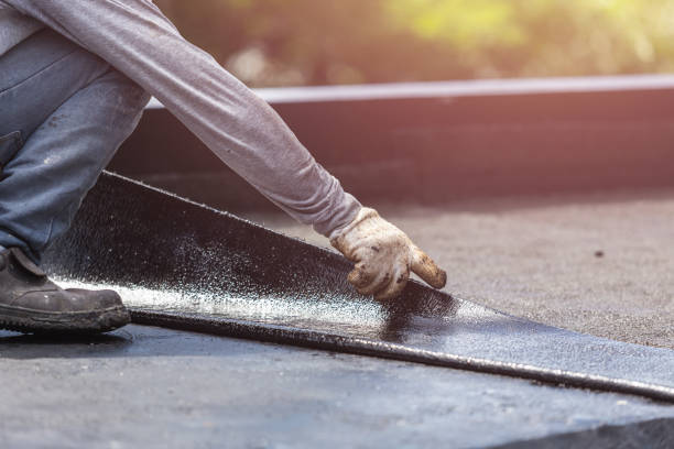 Professional Emergency Waterproofing technician working in Little Falls, NJ